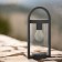 Street lamp Mantra Maya, E27, 1x20W, 175x145x355 mm, dark gray color