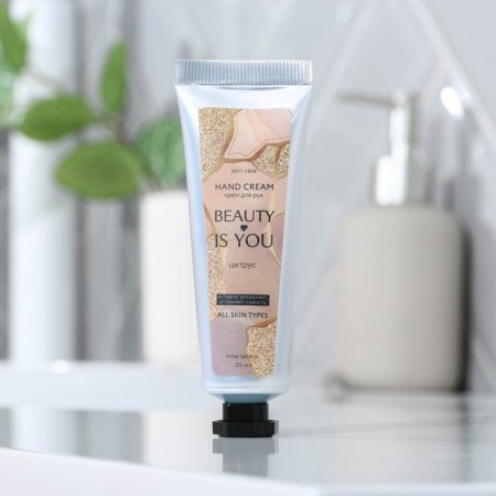 Hand cream Beauty is you, 30 ml, citrus aroma, Beauty Fox