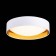 Ceiling EVOLUCE lamp. Sle201122-01. Orbio. 1x24 W, LED, 4000K, 700 LM, 42x42x10.5 cm, white color, gold