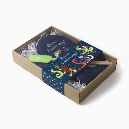 Set of Gift Village "Fun": mittens-output, silicone blade-5