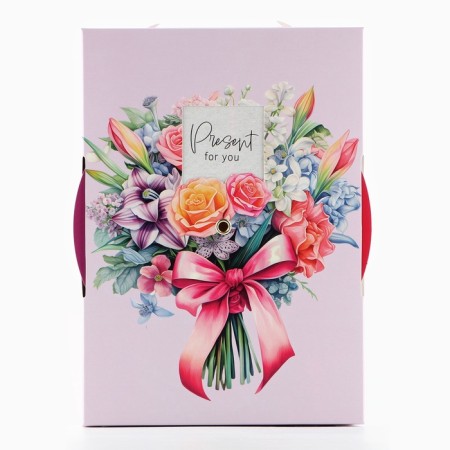 Folding box "Bouquet for you", 21 x 15 x 7 cm-5