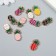 Decor for creativity plastic for metal "Pineapp" mix set 10 pcs 1.3x2.1 cm