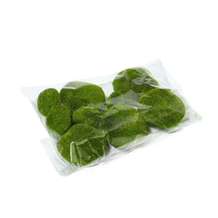 Moss Artificial "Stones", set of 8 pcs., Greengo-10
