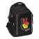 School backpack, 40 x 27 x 20 cm, Grizzly, ergonomic back, laptop department, black