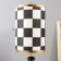 Board lamp "Chess Style" E27 40W black and gold 14x14x40 cm Risalux
