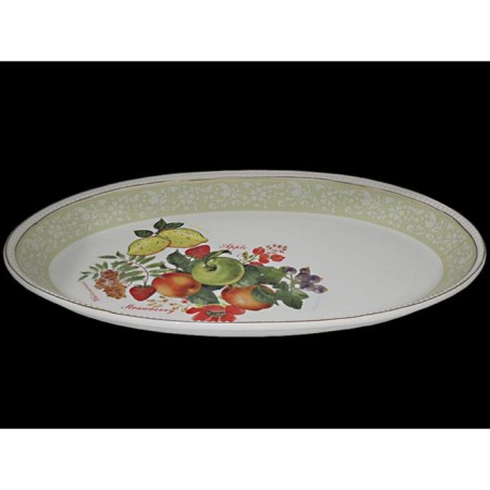 Oval dish Lenardi "Fruits", length 48 cm