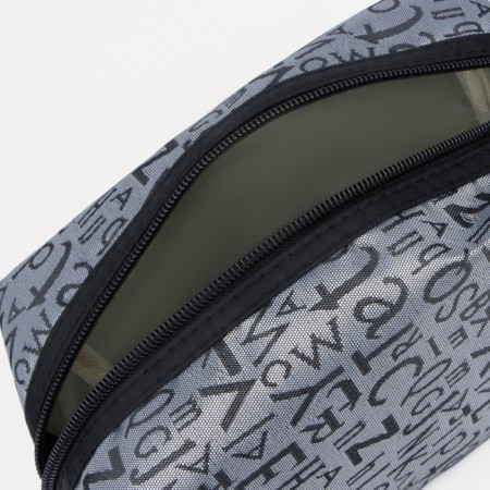 Lightning cosmetic bag, gray color-2