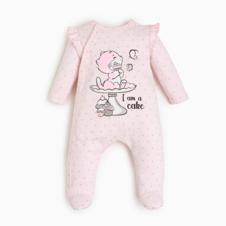 Combineson children, pink color, height 74cm