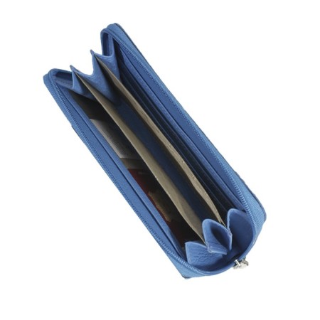 Women's wallet, lightning, the color of the blue fleet-1