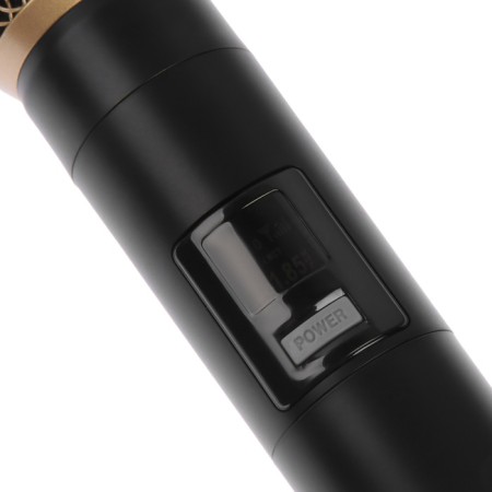 Portable karaoke system M4202+, 25 W, 3600 mAh. 2 microphone, black-4