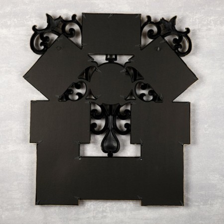 Photo frame plastic in 9 photos 10x10, 10x15 cm "Patterns" Dark Gold 54x49 cm-4