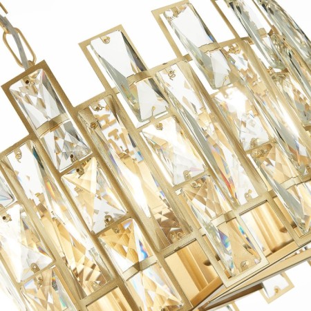 Suspended chandelier ST LUCE. SL1626.203.08. Anzio. 8x40 W, E14, 45x45x22 cm, Shampan-4