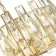 Suspended chandelier ST LUCE. SL1626.203.08. Anzio. 8x40 W, E14, 45x45x22 cm, Shampan