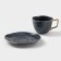 Tea couple ceramic Green, 2 items: a cup 220 ml, a saucer d = 14.5 cm