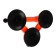 Triple tundra, plastic, 125 mm, up to 80 kg