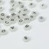 Acrylic bead phosphorus “letters” Neon (mix), 7 × 4 mm, set10 g, black and white color
