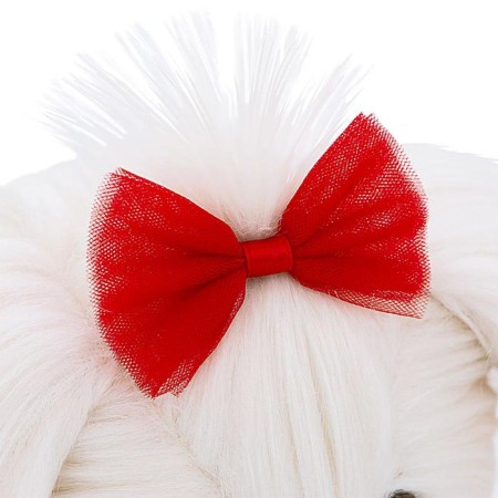 Soft toy "Lucky Mimi: Love and Flamingo", with a frame, 37 cm-3