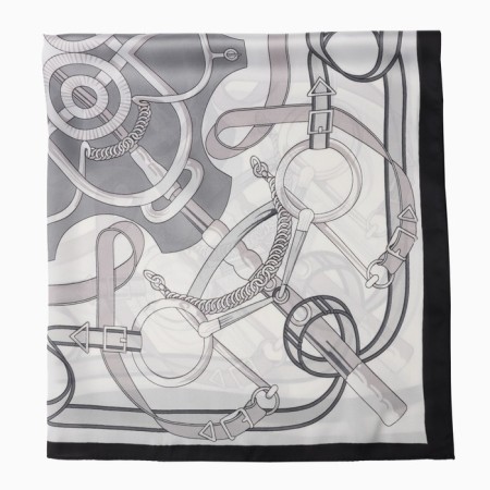 Women's scarf minku rr 70*70 cm, col. grey-2