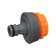 Fitting, internal thread 1/2 "–3/4" - 1 ", fast -fast connection, rubberized plastic, Greengo