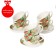 Service Porcelain Tea Daulay "Christmas", 12 items: 6 cups 280 ml, 6 saucers, d = 15 cm