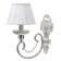 Sconces "Augustine", 40W E14, white color, gold