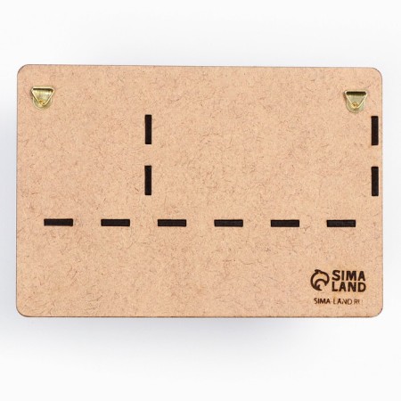 Key of plywood "Rules at home"-7