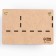 Key of plywood "Rules at home"