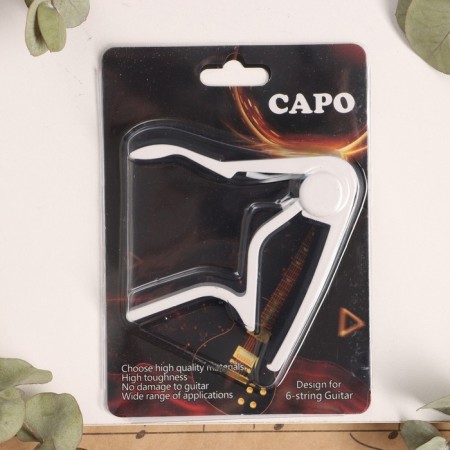 Capodastr guitar Music Life, white-7