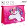 Plastic A4 folder, on lightning, Minnie Mouse and Unicorn