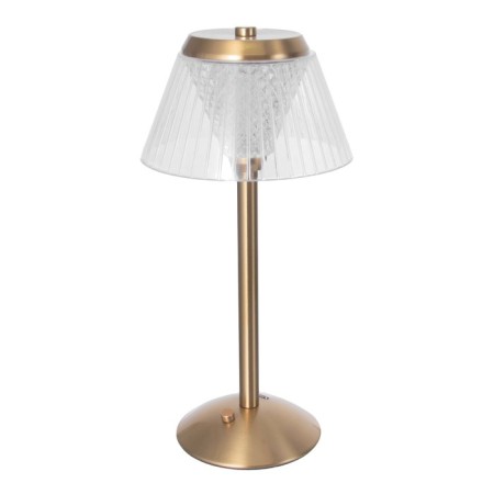 Vilora Table lamp LED USB AKB Gold 15x15x30 cm Risalux-10