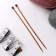 Knitting needles, straight lines, d = 4 mm, 25 cm, 2 pcs