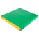 Mat, 100x100x10 cm, 1 addition, green/yellow color