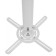 Buro PR05-W projector, 13.6 kg, ceiling, turn and slope