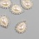 Decor for creativity Metal "Pearl in a drop" 2x1.5 cm