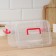 Plastic storage container with a “diplomat” lid, 25 × 17.5 × 13 cm, color mix