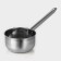 Stainless steel bucket with a long handle, 2.1 l, d = 18 cm, metal handle, silver color