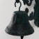 Bell Souvenir Cast iron "Fluffy leaves" Patina 24x11.5x28.5 cm