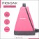 Bades for lightning shoes, up to 35 sizes, textura, pink color