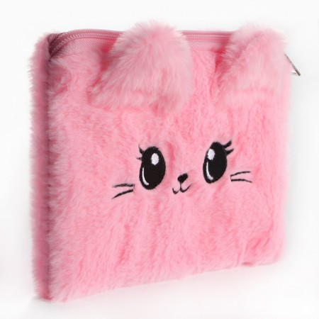School pencil case from Plush “September 1: Charming Cat”, 19.5 x 14.5 cm-1