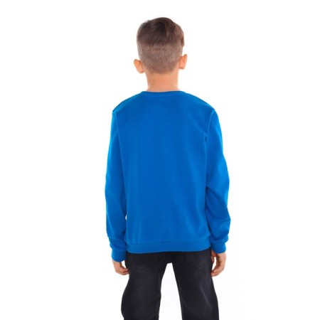 Sweatshirt for a boy, blue color, height 128 cm-2