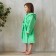 Terry dressing gown, size 28, green color, 320 g/m2, cotton 100% with AIRO