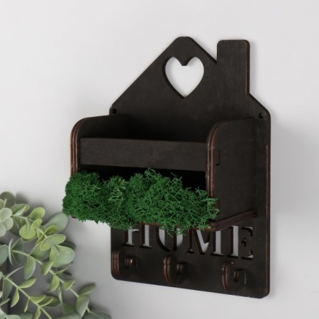 Key Moss "House. Heart" 14x19.5x7.5 cm-1