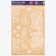 Stickers for the windows "Frosty Patterns", reusable, 33 x 50 cm, New Year