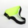 Lightning waist bag, reflective elements, green color