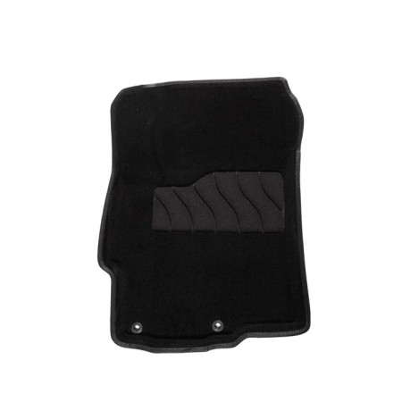 Pile rug for Mitsubishi Lancer X, 2007-2017, black-1