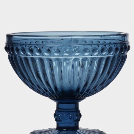 Glass Kremanka "Bosphorus", 350 ml, 12 × 11 cm, blue color-2