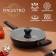 Magistro flame pan, d = 24 cm, h = 6.3 mm, with a glass lid, a Soft-Touch handle, anti-stick coating, induction