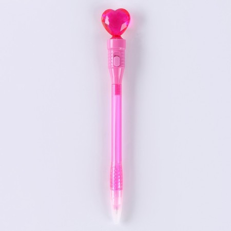 Light handle "Heart" with blue ink, color mix-1
