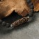 Bracelet from lava with bead Ji "Five Eye" No. 1