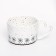 Ceramic New Year's Elongesture Mug the attention of the "Magic Winter", 280 ml, white